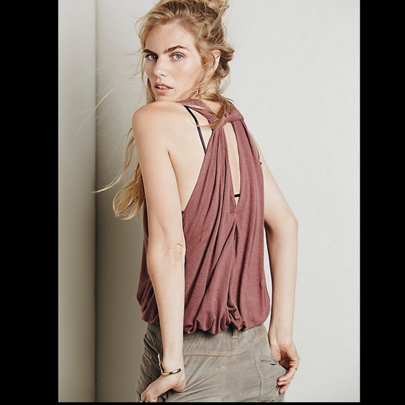 Free People Purple Message To Malibu Tank - Picture 4 of 4